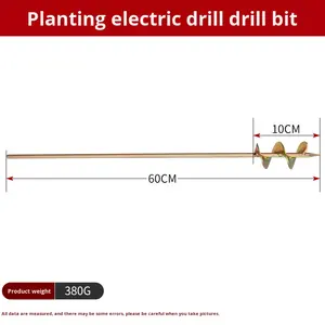 Transplanteur de semis Trou Digger Serre Plantation Tige de forage <span class=keywords><strong>Tarière</strong></span> de sol <span class=keywords><strong>manuelle</strong></span> pour les légumes et la ferme - Product Image 6