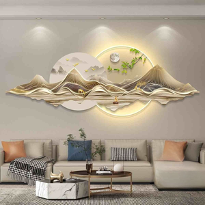 <span class=keywords><strong>Peinture</strong></span> décorative en acrylique HD avec impression UV 3D, lumineuse à LED, pour salon, style nature morte, en métal, avec éclairage LED intégré, effet cristal - Product Image 5