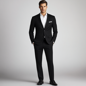 Wholesale Custom Men's Business <b>Suit</b> Slim Fit Three Piece Set Including Blazer Double Breasted Vest Tailored Trousers Premium - Product Image 4