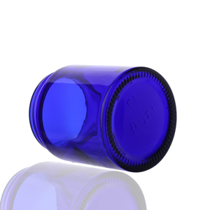 กระปุกครีม Blueglass 30g 50g 100G ขวดแก้วพร้อมฝาพลาสติกสีทอง - Product Image 3