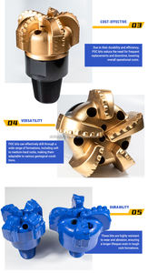 Punte PDC ad Alte Prestazioni Senza Carotaggio Drillsoltek 2026 per Estrazione Mineraria ed Esplorazione Geologica |   Utensile per Foratura - Product Image 6