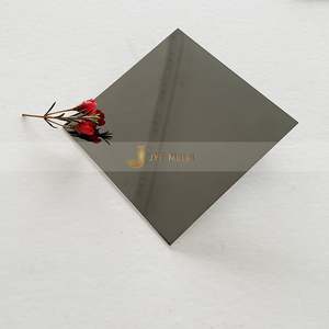 Placa de Espejo de Acero Inoxidable de Titanio Negro M78, 8K Reflectante, Antihuellas, Estándar JIS, para Interiores de Ascensores, Corte y Doblado - Product Image 3