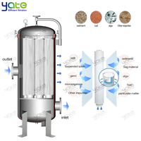 Boîtier de filtre à cartouche à haut débit en acier inoxydable 304 316 certifié CE pour le traitement de l'eau et la filtration électronique des eaux usées