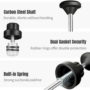 200mL 500mL 1500mL Pompe manuelle de type seringue d'extraction de fluide et de remplissage pour les changements de liquide de frein d'huile de transmission de direction - Product Image 3