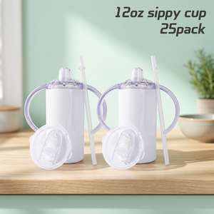 USA stock Children's <b>Plastic</b> Tumbler with Straw Spill Proof Handle Minimalist Design for Home Use - Product Image 3