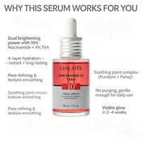 Sérum éclaircissant et régulateur de sébum à la Niacinamide, Acide Tranexamique, Acide Azélaïque et Acide Hyaluronique