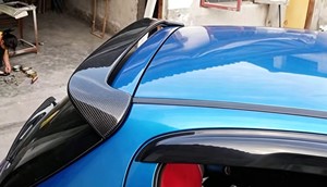 Aileron arrière en fibre de carbone pour <span class=keywords><strong>Peugeot</strong></span> 206 <span class=keywords><strong>207</strong></span>, Spoiler arrière aérodynamique - Product Image 2