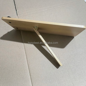 Porte-menu en bois sur pied avec support pliable, tableau d'affichage portable en pin pour l'école, le bureau, la maison, le restaurant - Product Image 6