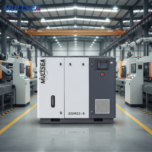 เครื่องอัดอากาศแบบสกรูโรตารี่อุตสาหกรรม 7.5KW 11KW 15KW 22KW ไดรฟ์ตรง 8บาร์ 10บาร์ 16บาร์ - Product Image 1
