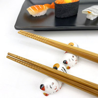 Caja de Regalo con Palillos de Bambú Maneki Neko, Gato de la Suerte de Cerámica, Amuleto de Buena Fortuna, Recuerdo para Bodas y Fiestas, Personalizable