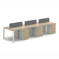 Meubles de bureau commerciaux au design moderne Diviseurs de station de travail de bureau Diviseurs de table Bureau d'ordinateur debout