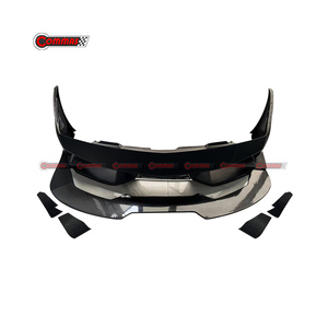 Car Body Kit for Lamborghini Gallardo LP550 LP560 Half Carbon Fiber ST Style Front Bumper <b>Engine</b> <b>Hood</b> Bodykit 2008-2012 - Product Image 2