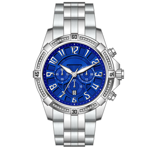 Reloj <span class=keywords><strong>de</strong></span> Hombre Cronógrafo <span class=keywords><strong>de</strong></span> Cuarzo <span class=keywords><strong>de</strong></span> Dos Tonos <span class=keywords><strong>de</strong></span> Diseñador <span class=keywords><strong>de</strong></span> Marca Famosa Personalizado con Diamantes, Caja y Correa Completas <span class=keywords><strong>de</strong></span> Acero Inoxidable 316L 53002M - Product Image 4