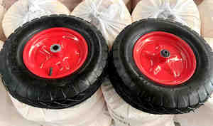 <span class=keywords><strong>Roue</strong></span> <span class=keywords><strong>de</strong></span> secours pneumatique en caoutchouc <span class=keywords><strong>de</strong></span> haute qualité 400-8 <span class=keywords><strong>pour</strong></span> <span class=keywords><strong>brouette</strong></span>, pneus en caoutchouc <span class=keywords><strong>pour</strong></span> restaurants, hôtels avec chambres à air - Product Image 2