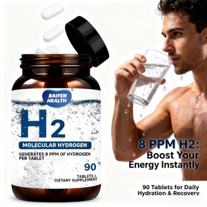 Complément alimentaire pour adultes à base d'hydrogène moléculaire H2, 90 comprimés, non-OGM, qualité alimentaire, durée de conservation de 24 mois, vente chaude OEM/ODM - Product Image 2