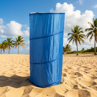 Tente de Douche Extérieure Feyan pour Plage, Cabine Pop-up d'Intimité Quatre Saisons en Tissu Oxford 3000mm+, Imperméable, Coupe-Vent, Écologique, Grande Taille