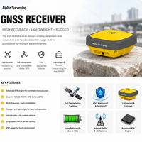 Receptor GNSS RTK Portátil Alpha G3X, Instrumento de Topografía de Alta Precisión para Mapeo y Uso con Drones