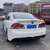 Spoiler Belakang Model FD 2 Bahan ABS Langsung dari Pabrik dengan Lampu, Bodykit Mobil untuk Honda Civic Generasi ke-8 Tahun 2006-2011