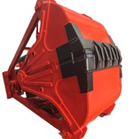 Godet hydraulique télécommandé sans fil avec moteur, marque ACME, matériau Q345, pour excavatrices de 1 à 50 tonnes, capacités de 5 à 15 tonnes