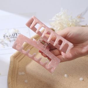 คลิปหนีบผมรูปเต่าสี่เหลี่ยมขนาดใหญ่10.5ซม. สำหรับผู้หญิงกิ๊บติดผมแฟชั่น - Product Image 4