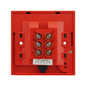 Bouton d'alarme manuel ABS pour <span class=keywords><strong>détection</strong></span> d'<span class=keywords><strong>incendie</strong></span>, sortie de secours de porte avec alarme stroboscopique, portée de 10 m, <span class=keywords><strong>installation</strong></span> facile - Product Image 5