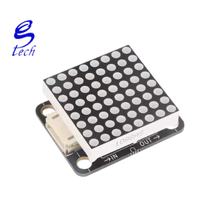 Module d'écran matriciel à points 8x32 de haute qualité, marque originale, lumière rouge, avec puce MAX7219, interface Ph2.0, noir, 5V - Product Image 3