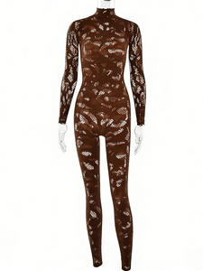 Combinaison moulante en maille sans couture à manches longues sexy et à taille haute Viviblook Z0112JP pour femmes, nouvelle collection pour la Saint-Valentin - Product Image 5