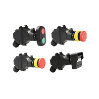 Commutateur de potentiomètre à bascule à clé ATEX IP66 Commutateurs à bouton de démarrage/arrêt montés sur panneau en plastique