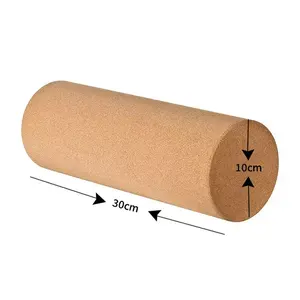 TIANLEICORK Best Selling Durable Cork Yoga Massage Roller Cork Massage Yoga Roller Cork Yoga Rollers Massage Ball For Fitness