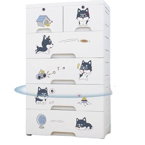 <span class=keywords><strong>Armoire</strong></span> à papier en <span class=keywords><strong>plastique</strong></span> pour vêtements d'enfants 5 couches grand espace empilable tiroir de rangement organisateur pour chambre à coucher tiroir de rangement <span class=keywords><strong>armoire</strong></span> - Product Image 3
