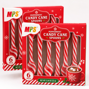 MPS dulce fábrica al por mayor Gran oferta cuchara forma Navidad vacaciones caramelo piruleta duro caramelo palo - Product Image 4
