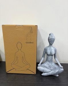 Statue <span class=keywords><strong>de</strong></span> <span class=keywords><strong>jardin</strong></span> Zen Lady Goodeco, figurines <span class=keywords><strong>en</strong></span> résine à collectionner, décorations d'intérieur, accents décoratifs pour étagères, idées <span class=keywords><strong>de</strong></span> cadeaux géniales 114 - Product Image 3