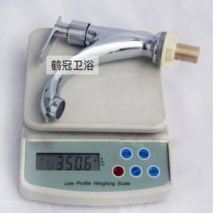 Grifo monomando para lavabo, cromado, de montaje en encimera, con válvula de cerámica de un solo orificio, caudal de 2 GPM - Product Image 4