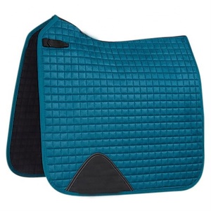 Tapis de selle de cheval de dressage en pur coton personnalisé avec doublure en polaire durable Style occidental et anglais pour l'équitation - Product Image 1