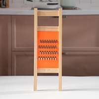 Professionele handmatige mandoline snijmachine groentesnijder 4,0 mm extra grote julienne snijder massief houten doos voor ui en aardappel
