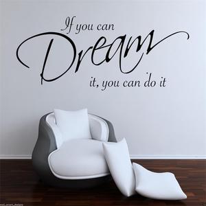 Lettre anglaise Proverbes Stickers Muraux <span class=keywords><strong>Paroles</strong></span> Mots Amovible Stickers Muraux Décor À La Maison PVC Art Mural Enfants Chambre - Product Image 5