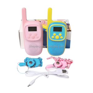 Intercomunicador con linterna <span class=keywords><strong>MP3</strong></span> para niños y niñas, <span class=keywords><strong>walkie</strong></span> <span class=keywords><strong>talkie</strong></span> de 3KM, antifugas, 400mAh, novedad - Product Image 4