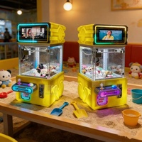 Mini machine d'arcade à griffes, machine à prix en peluche à pièces, machine distributrice de poupées