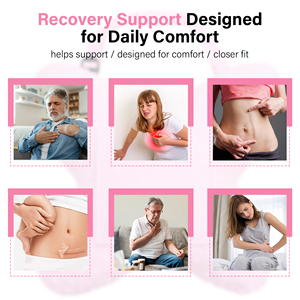 Pink Mottled Post Mastectomy Pillow Adjustable Recovery Positioner Soft Support <b>Cushion</b> for Breast Reduction Surgery - Product Image 3