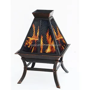 आँगन आउटडोर हीटर उद्यान Firepit आग गड्ढे Chimenea