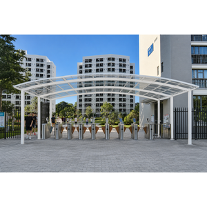 Abri de voiture en aluminium avec finition thermolaquée anti-corrosion, matériau écologique et durable pour allée de villa et protection solaire - Product Image 2