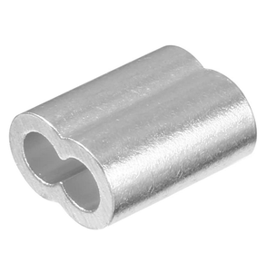 ปลอกอลูมิเนียมสำหรับรัดสายเคเบิลและลวดขนาด 3/32 นิ้ว ยี่ห้อ LEITE ผลิตด้วยเครื่อง CNC สำหรับลวดสแตนเลส รองรับการตัดด้วยเครื่อง EDM ขนาด M2.5 มม. - Product Image 3