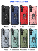 Funda de lujo a prueba de golpes para samsung s23, s22, s21 ultra