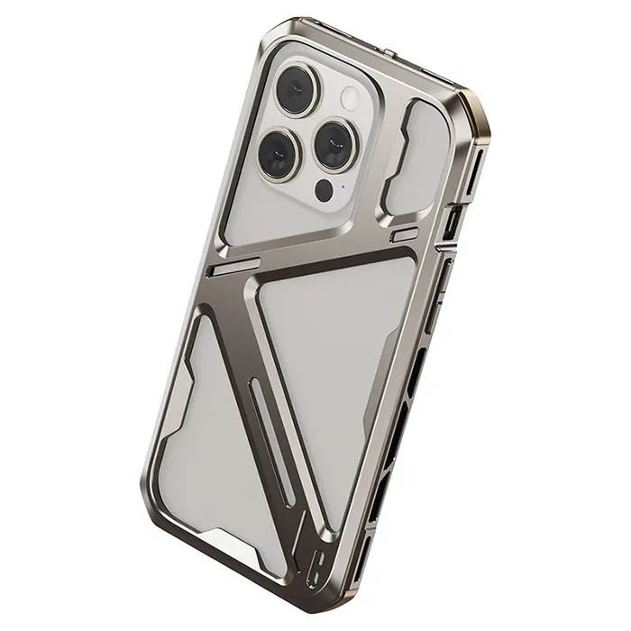 Capa de carregamento magnético para celular iPhone 14 15 pro max Original, capa de liga de alumínio com galvanização, mais vendida da Amazon