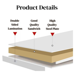 壁および天井材料中空ガラスマグネシウムサンドイッチパネル耐火性医療用クリーンルーム用サンドイッチパネル - Product Image 4