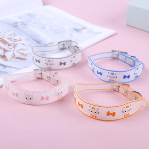 Niedriger Preis Großhandel Custom Ihr Markenlogo Komfortable Cartoon Luminous Cat <span class=keywords><strong>Collar</strong></span> Hund Pet Bell <span class=keywords><strong>Collar</strong></span> - Product Image 1