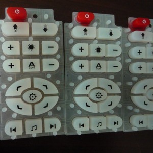 OEM ODM Silicone Remote Control Buttons Universal Plastic And Silicone 4 Buttons Auto Shut Off Function GUIPAI 01 - Product Image 1