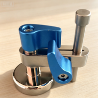 Localisateur magnétique auto-centrant pour pièces, étau magnétique avec mors parallèles de 50 mm, dispositif de positionnement CNC en acier