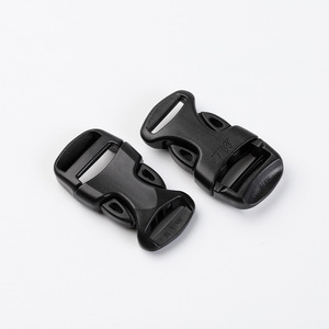 Boucle en nylon plastique 15 mm noire pour sangle de sac à dos extérieur - Product Image 3