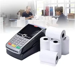 2 1/4 X 50ft Thermal Paper Roll Till Rolls Single Cash Register Paper Thermal Paper Machine Manual Free Samples Available CN;HUN